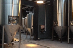 Wylam Brewing floor. - Vessels designed, supplied and installed by Gravity Systems www.gravity-systems.co.uk